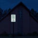 Quiet Hours 10pm 8am Aluminum Sign (EGR Reflective)
