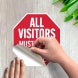 Must Report To Main Office Decal (Non Reflective)