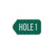 Golf Course Aluminum Sign (HIP Reflective)