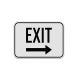 Exit Road Aluminum Sign (Diamond Reflective)
