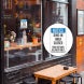 Dine In Area Closed Decal (Non Reflective)