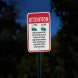 Help Us Preserve The Grass Aluminum Sign (Diamond Reflective)