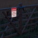 Buried Irrigation Aluminum Sign (HIP Reflective)