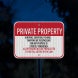Trespassing For Any Purpose Is Strictly Forbidden Aluminum Sign (HIP Reflective)