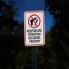 Weapons Are Prohibited On School Property Aluminum Sign (EGR Reflective)