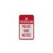 No Trespassing Police Take Notice Aluminum Sign (EGR Reflective)