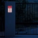 No Trespassing Police Take Notice Aluminum Sign (HIP Reflective)