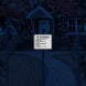 No Trespassing Rules Aluminum Sign (HIP Reflective)