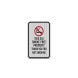 No Smoking Aluminum Sign (HIP Reflective)