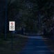 No Smoking Aluminum Sign (Diamond Reflective)
