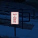 Skate At Your Own Risk Aluminum Sign (EGR Reflective)