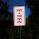 Skate At Your Own Risk Aluminum Sign (EGR Reflective)