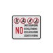 No Skateboarding Aluminum Sign (Diamond Reflective)