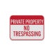 Nevada Private Property Aluminum Sign (Diamond Reflective)