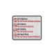 Bilingual Prohibitory No Cell Phones Aluminum Sign (EGR Reflective)