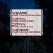 Bilingual Prohibitory No Cell Phones Aluminum Sign (HIP Reflective)