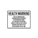 Arkansas No Smoking Decal (Non Reflective)