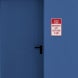 Emergency Exit Door Aluminum Sign (HIP Reflective)