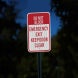Emergency Exit Door Aluminum Sign (HIP Reflective)