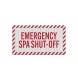 Emergency Label Decal (EGR Reflective)