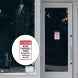 We Are Temporarily Closed Decal (Non Reflective)