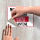 Right To Refuse Services Decal (Non Reflective)