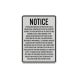 Wisconsin Agritourism Liability Aluminum Sign (HIP Reflective)