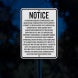 Wisconsin Agritourism Liability Aluminum Sign (Diamond Reflective)