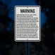 Washington Agritourism Liability Aluminum Sign (EGR Reflective)