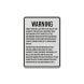 Tennessee Agritourism Liability Aluminum Sign (EGR Reflective)