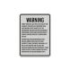 Tennessee Agritourism Liability Aluminum Sign (HIP Reflective)