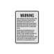 Tennessee Agritourism Liability Aluminum Sign (Diamond Reflective)
