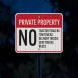 No Tractor Trailers Aluminum Sign (EGR Reflective)