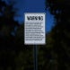 Ohio Agritourism Liability Aluminum Sign (HIP Reflective)