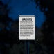 North Carolina Agritourism Liability Aluminum Sign (EGR Reflective)