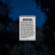 North Carolina Agritourism Liability Aluminum Sign (HIP Reflective)