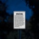 North Carolina Agritourism Liability Aluminum Sign (Diamond Reflective)