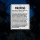 Kansas Agritourism Liability Aluminum Sign (Diamond Reflective)