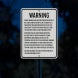 Indiana Agritourism Liability Aluminum Sign (HIP Reflective)