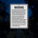 Indiana Agritourism Liability Aluminum Sign (Diamond Reflective)