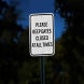 Please Keep Gates Closed Aluminum Sign (HIP Reflective)
