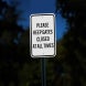 Please Keep Gates Closed Aluminum Sign (Diamond Reflective)