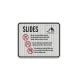 Playground Slide Rules Aluminum Sign (HIP Reflective)