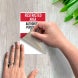 Bilingual Restricted Area Decal (Non Reflective)