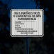 No Running No Rock Throwing Aluminum Sign (HIP Reflective)