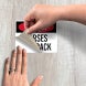 OSHA Horses Stay Back Decal (Non Reflective)