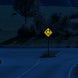 Clockwise Roundabout Symbol Aluminum Sign (HIP Reflective)