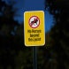 No Horses Beyond This Point Aluminum Sign (EGR Reflective)