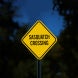 Sasquatch Crossing Aluminum Sign (EGR Reflective)