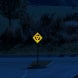 Warning Clockwise Roundabout Symbol Aluminum Sign (EGR Reflective)